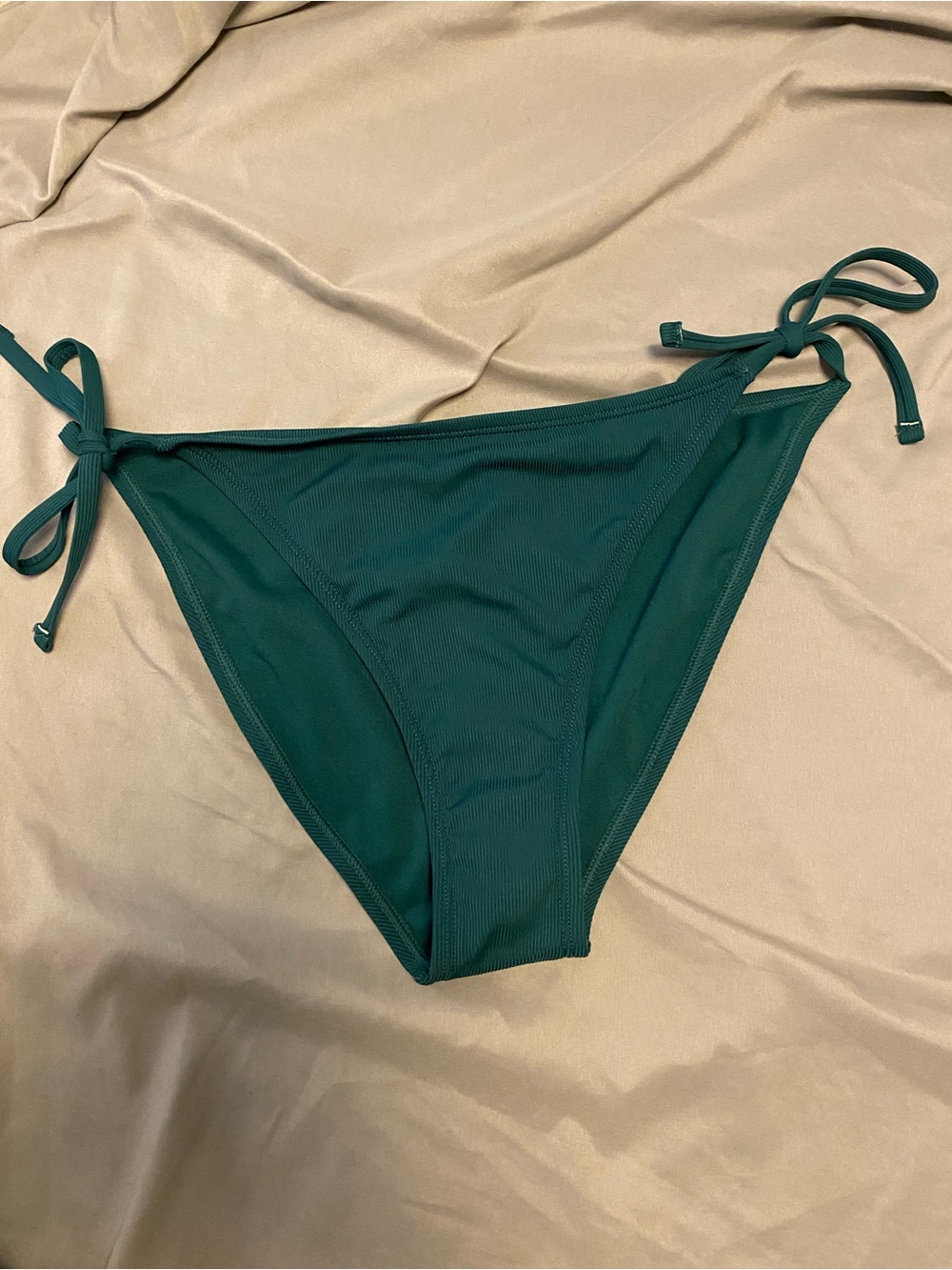 Women’s Tie-Side Bikini Bottom - Forest Green